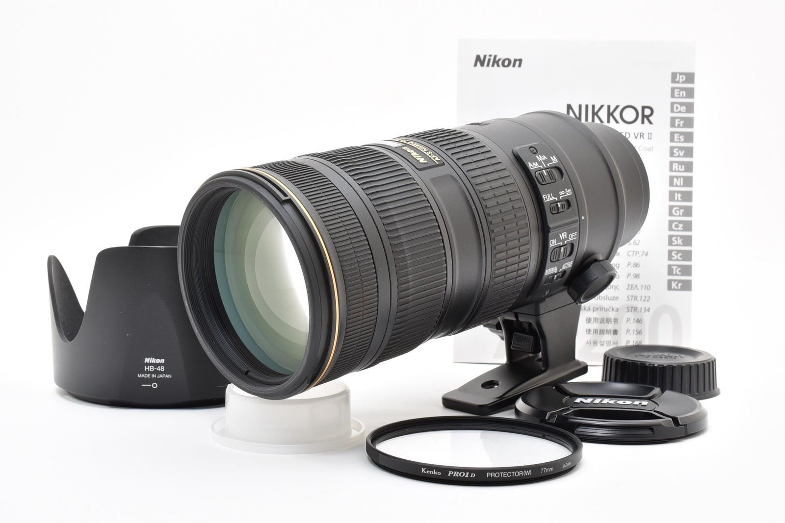■極上品■ Nikon ニコン N AF-S NIKKOR 70-200mm F2.8 GII #F079