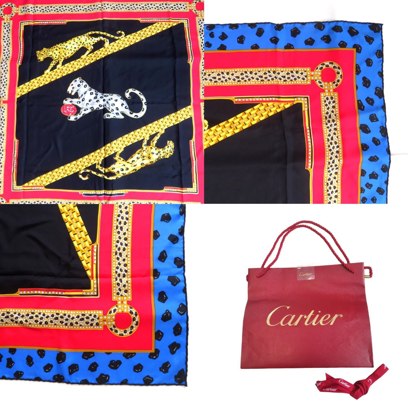 Cartier カルティエ スカーフ マスト ドゥ カルティエ イタリア製