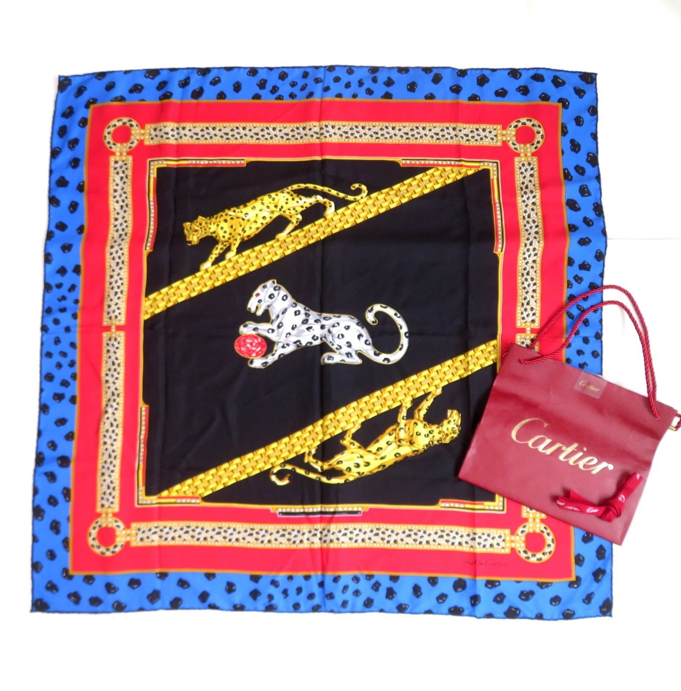 Cartier カルティエ スカーフ マスト ドゥ カルティエ イタリア製