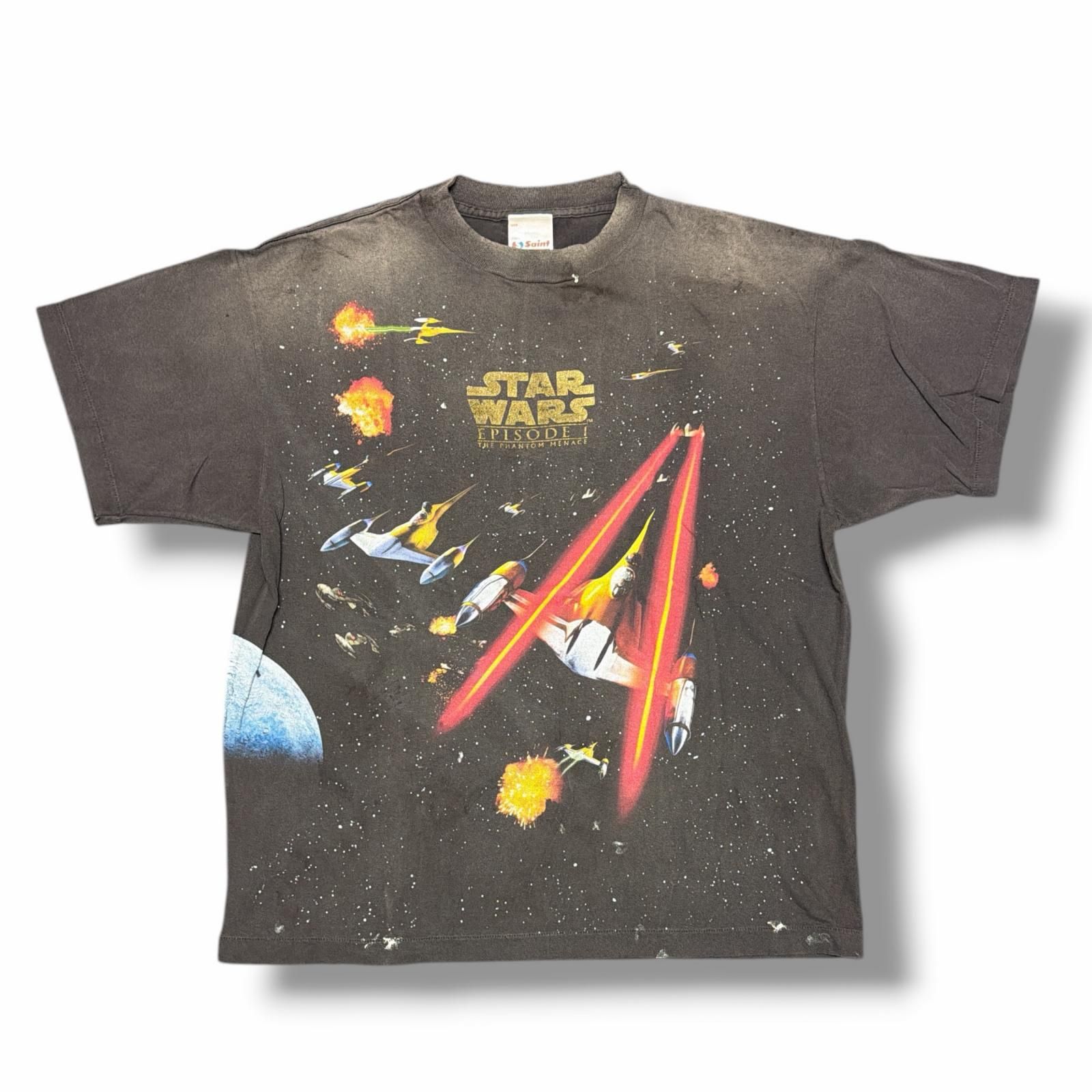 参考上代67100円 SAINT MICHAEL × STARWARS 25SS SS_TEE 半袖Tシャツ 