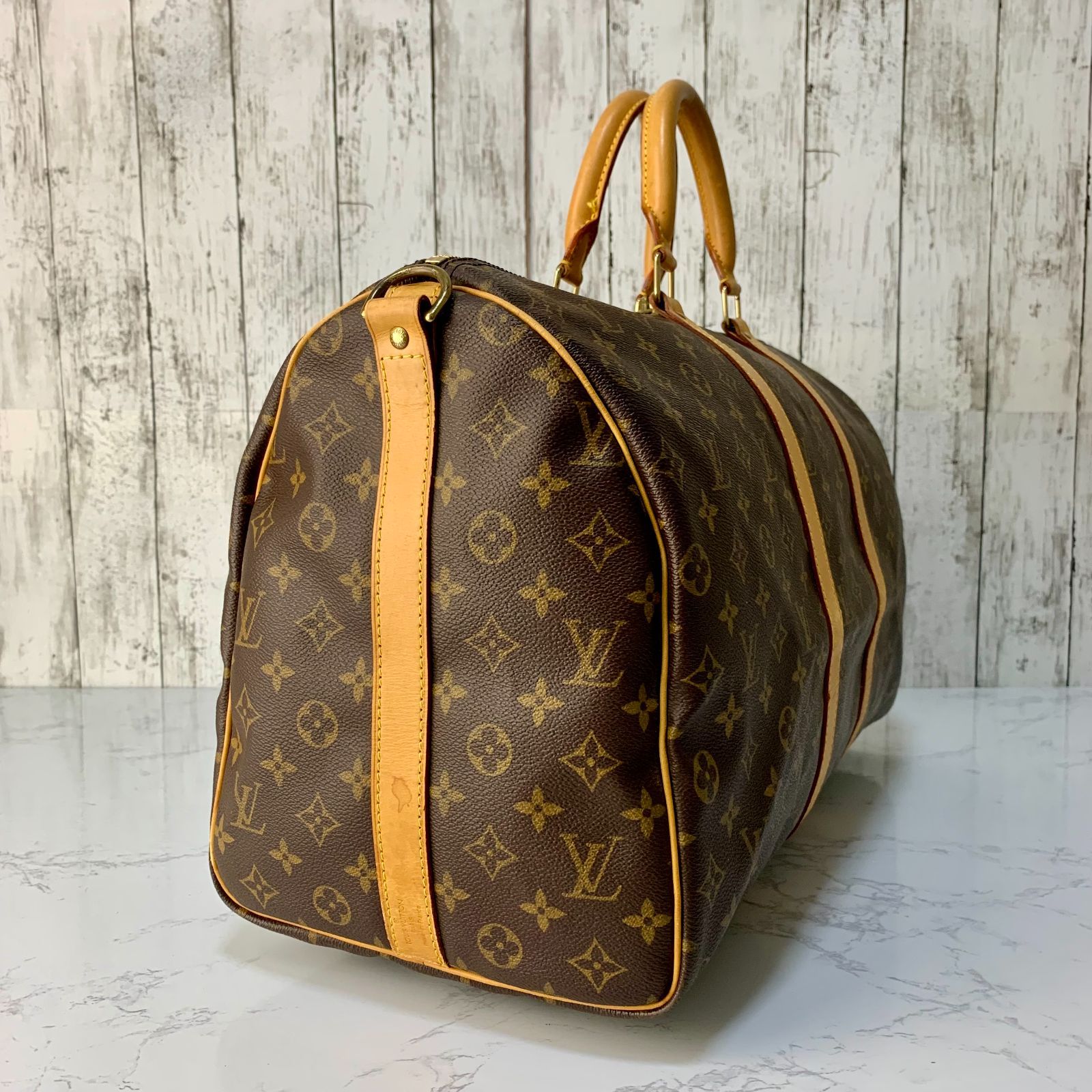 LOUIS VUITTON キーポル バンドリエール 50 モノグラム ボストンバッグ
