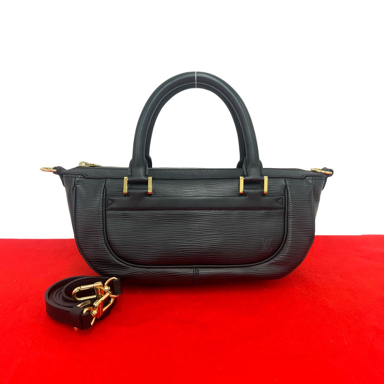 極 美品 LOUIS VUITTON ルイヴィトン ヴィンテージ ダヌーラ PM エピ レザー 本革 2way ショルダーバッグ ハンドバッグ ノワール 60617 57,420円