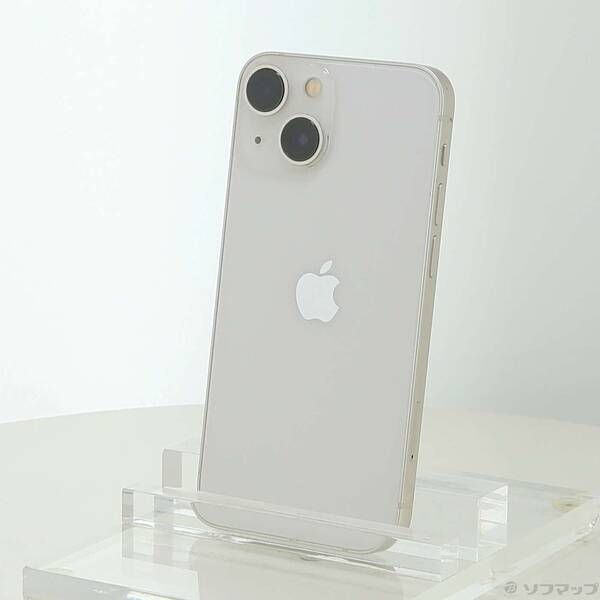 ソフマップ 〔中古品〕 iPhone13 mini 128GB スターライト MLJE3J/A SIMフリー 〔ネットワーク利用制限▲〕【258】