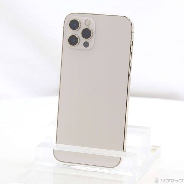 ソフマップ 〔中古品〕 iPhone12 Pro 256GB ゴールド MGMC3J／A SIMフリー 〔ネットワーク利用制限▲〕【258】