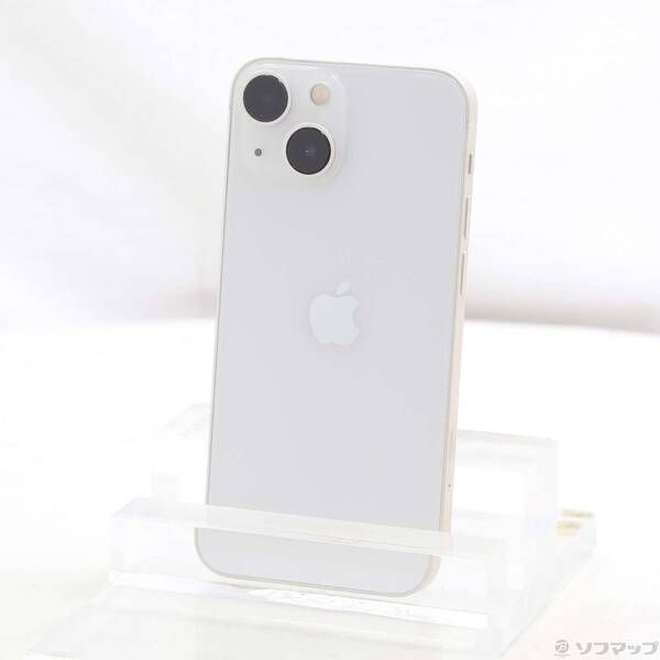 ソフマップ 〔中古品〕 iPhone13 mini 128GB スターライト MLJE3J/A SIMフリー 〔ネットワーク利用制限▲〕【262】