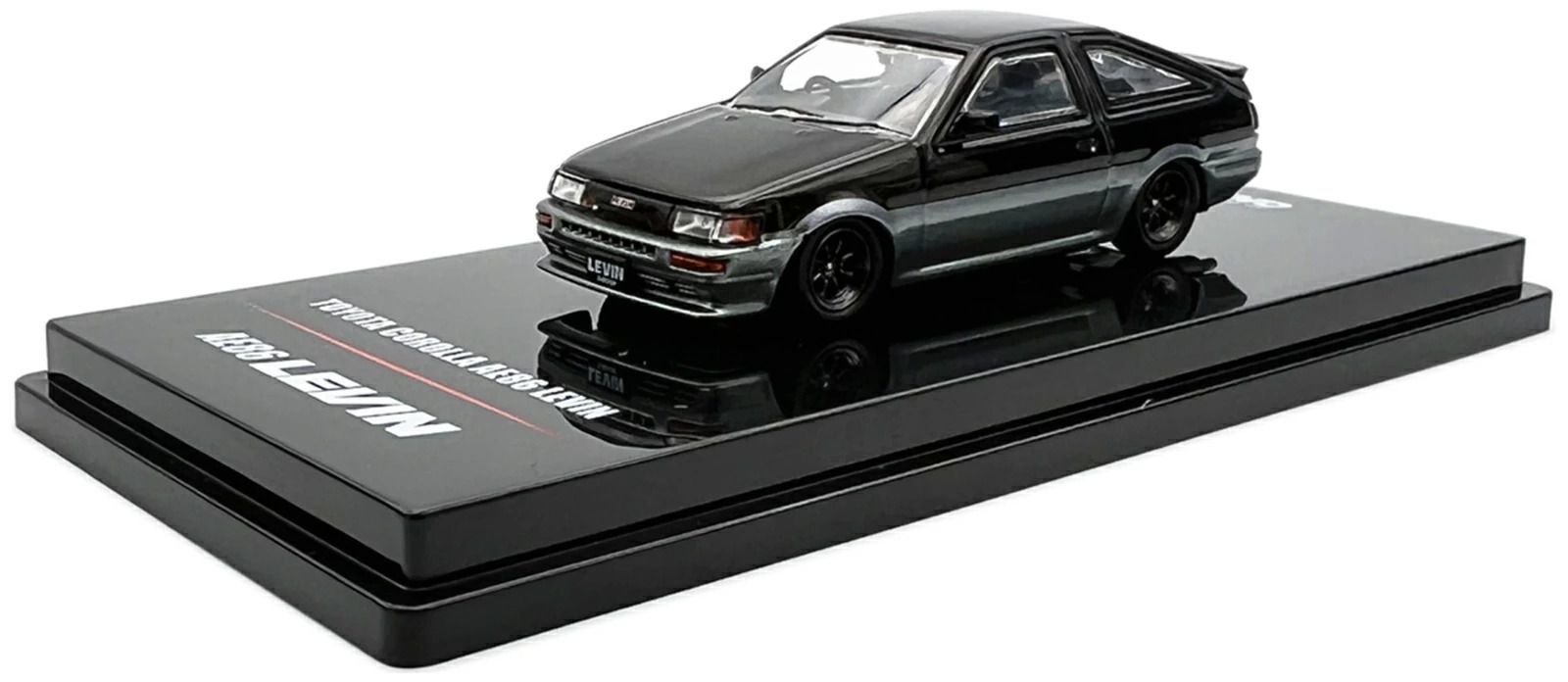 INNO64 1/64 トヨタ カローラ AE86 レビン ブラック/グレー Toyota