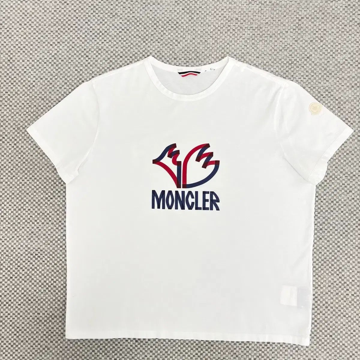 XXL モンクレール ワッペンパッチ 半袖Tシャツ