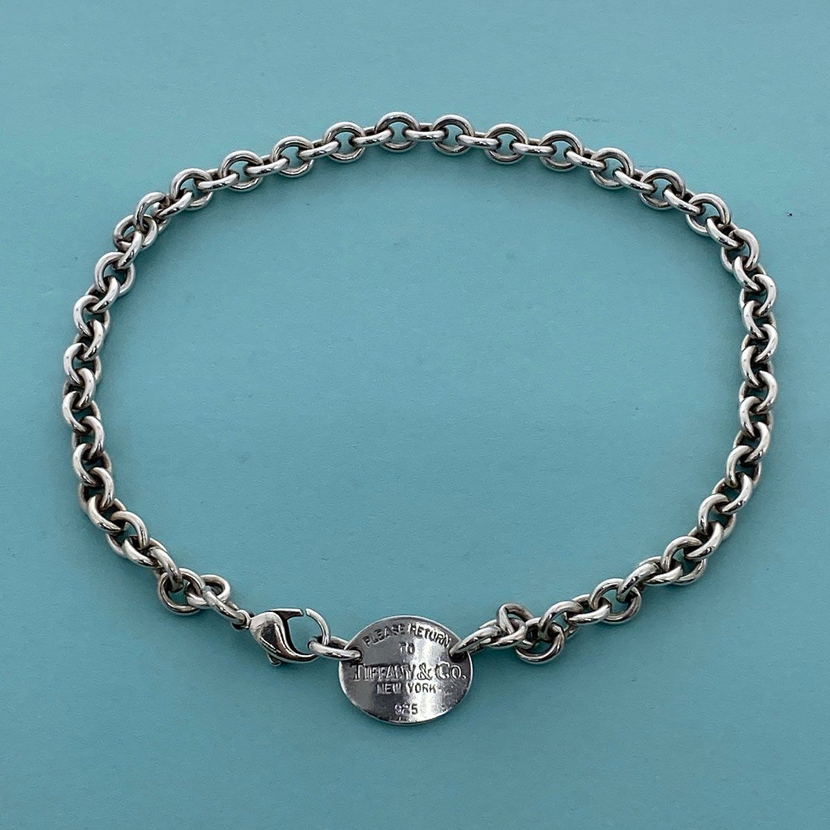 TIFFANY&Co. ティファニー リターントゥ オーバルタグ チョーカー SV925 ブレスレット レディース シルバー925 シルバー 中古