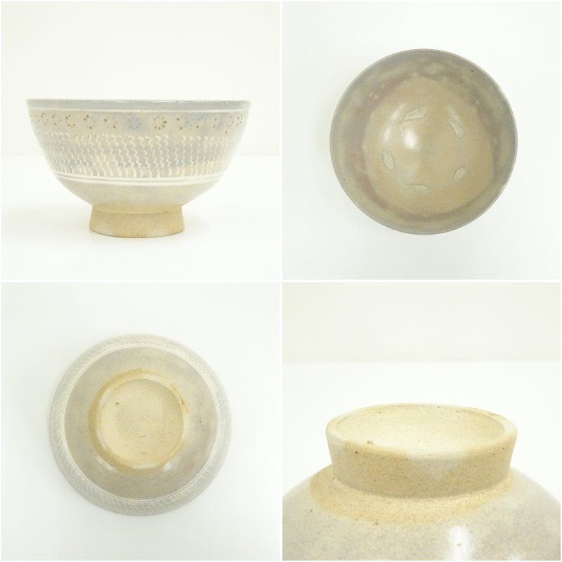 茶道具　茶器　三島茶碗 駕洛窯造 美術品・アンティーク・コレクション 駕洛窯造 御本三島茶碗（共箱