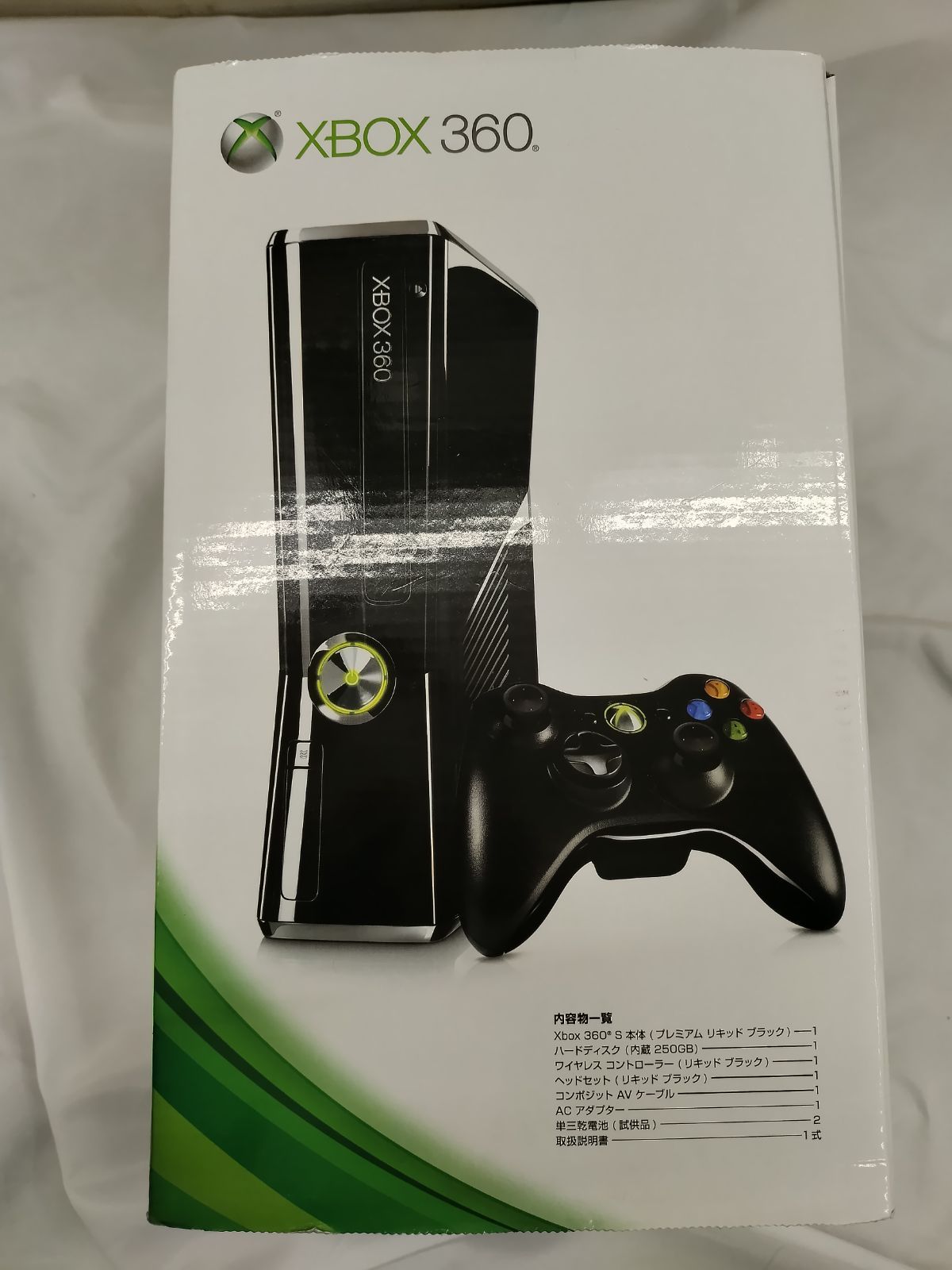 XBOX360 S 本体 （プレミアム リキッド ブラック）250GB P-144 Xbox360 