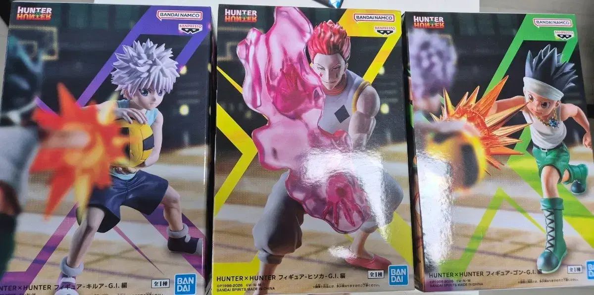 HUNTER×HUNTER グリードアイランド フィギュア セット 3種