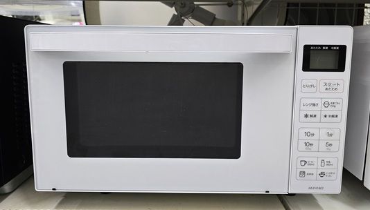 【中古品】ハイアール　電子レンジ　JM-FH18E2　フラット型　2023年製 中古品】 ハイアール Haier 電子レンジ 18L 50/60Hz共用 縦開き 庫内