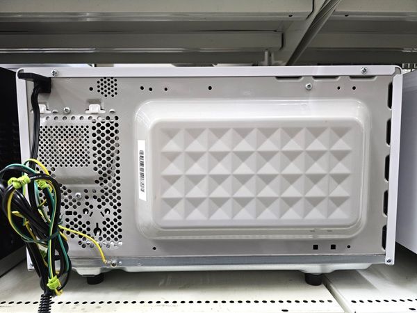 中古品】 ハイアール Haier 電子レンジ 18L 50/60Hz共用 縦開き 庫内