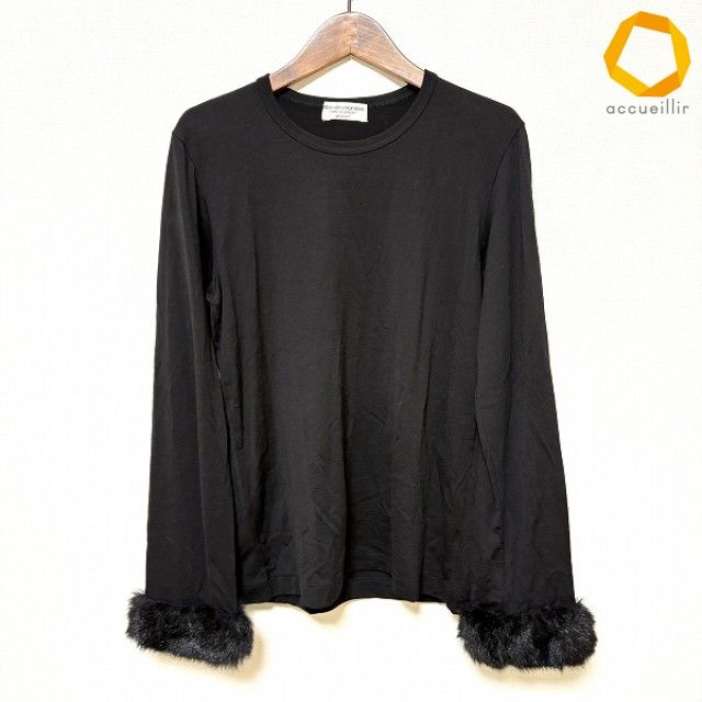 #wnc ローブドシャンブルコムデギャルソン robe de chambre COMME des GARCONS カットソー 黒 1997 ヴィンテージ レディース [960633]