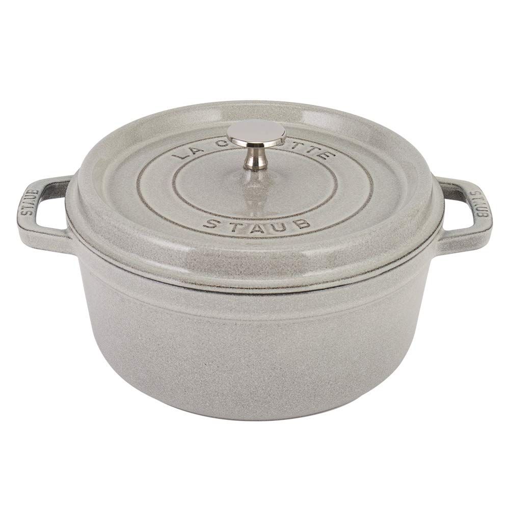 ストウブ 鍋 Staub ピコ・ココット ラウンド 24cm カンパーニュ（ホワイトトリュフ） 11024107/40501-412-0 両手鍋 ホーロー鍋 Rund Brater blanco trufa 調理器具 キッチン用品 [並行輸入 48dafe16
