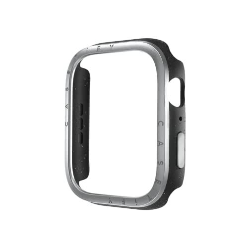 CASETiFY メタルインパクト ウォッチケース [Apple Watch シリーズ 7-9 に対応] - 45mm - シルバー 70a534fe