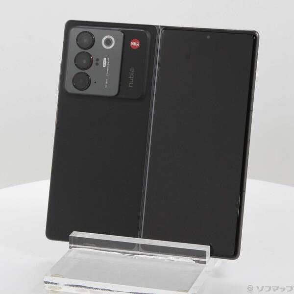 ソフマップ 〔中古品〕 nubia Fold 256GB ブラック ZESCN1 Y!mobile SIMフリー【258】
