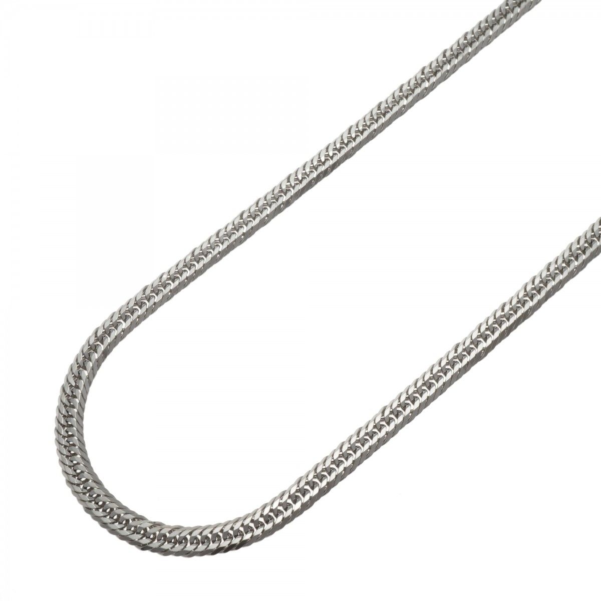【6khe0012】喜平 ネックレス Pt850 プラチナ トリプル 12面 55.8cm 33.1g キヘイ【中古】メンズ レディース ユニセックス