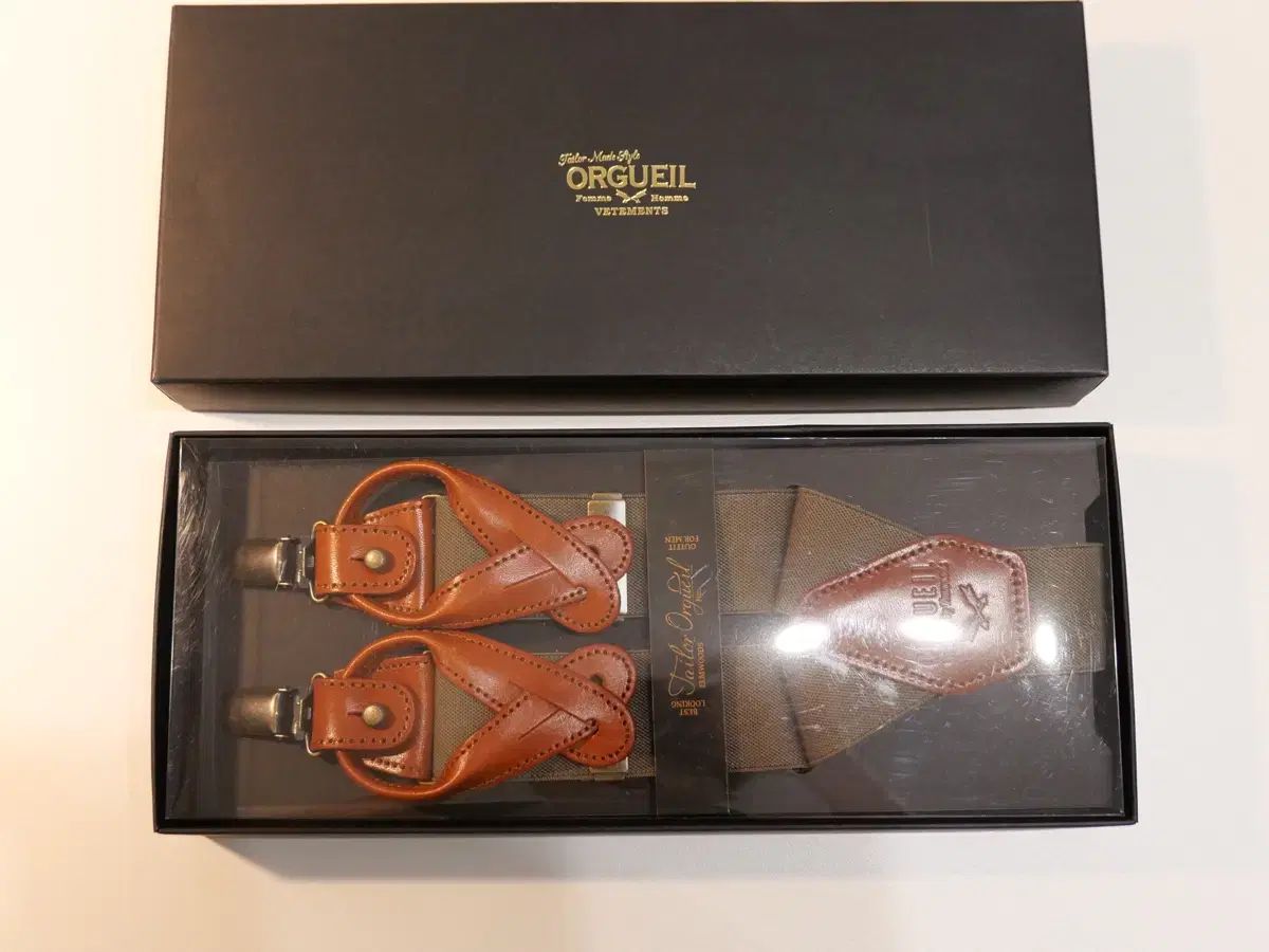 未使用新品 オルゲイユ ミリタリー サスペンダー アメカジ Orgueil O