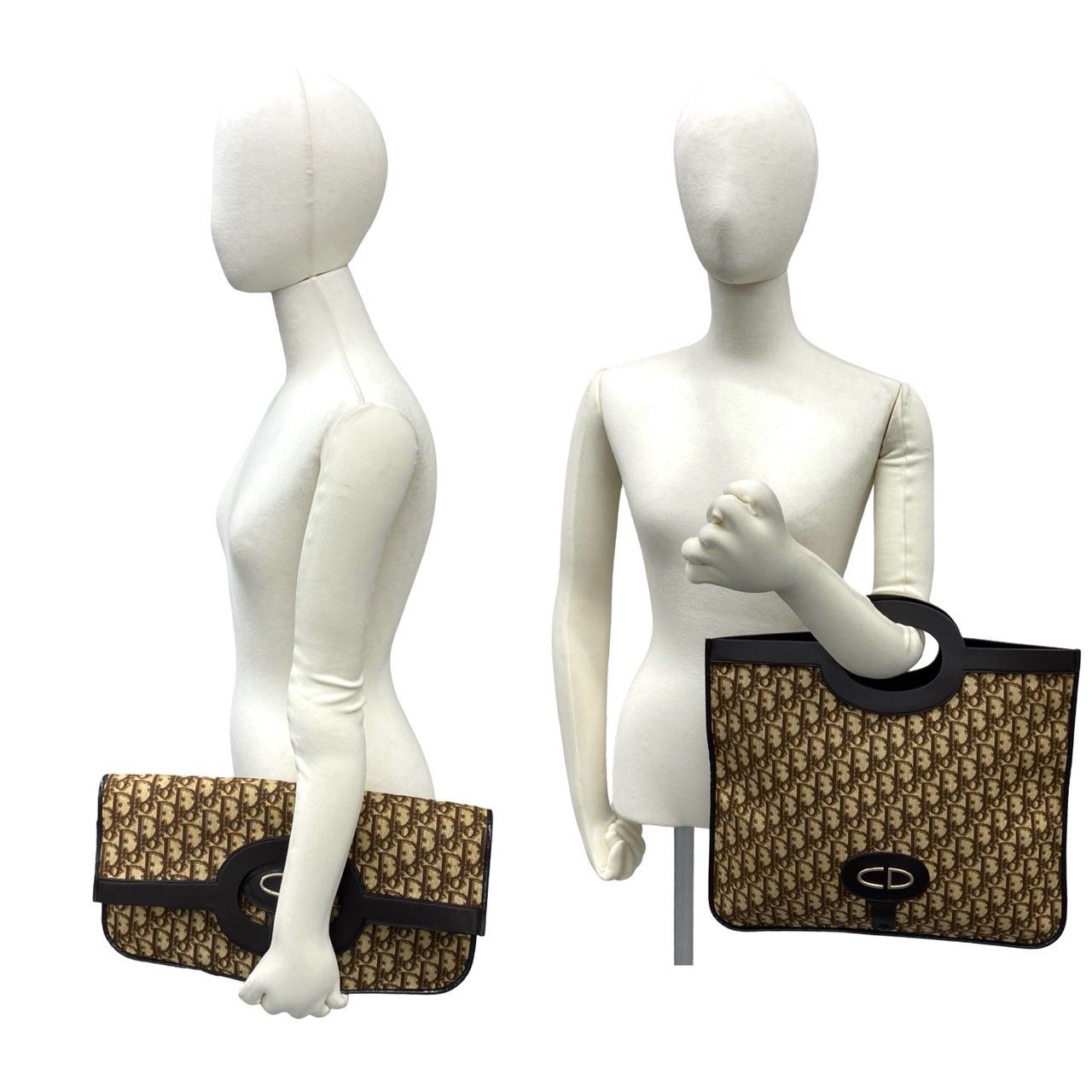 極 美品 Christian Dior ディオール ヴィンテージ トロッター CD 金具 