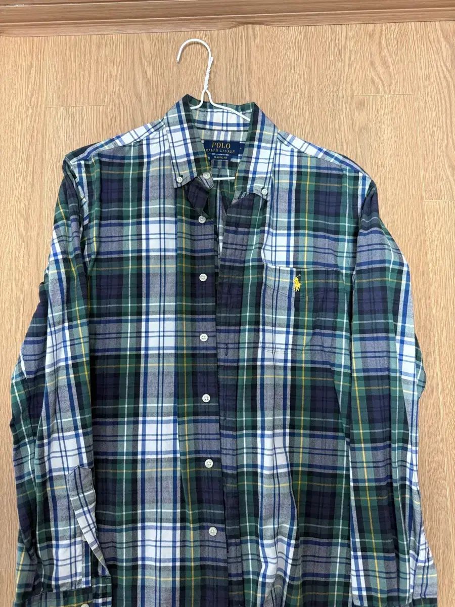ポロ メンズ CHECK シャツ(サイズM)