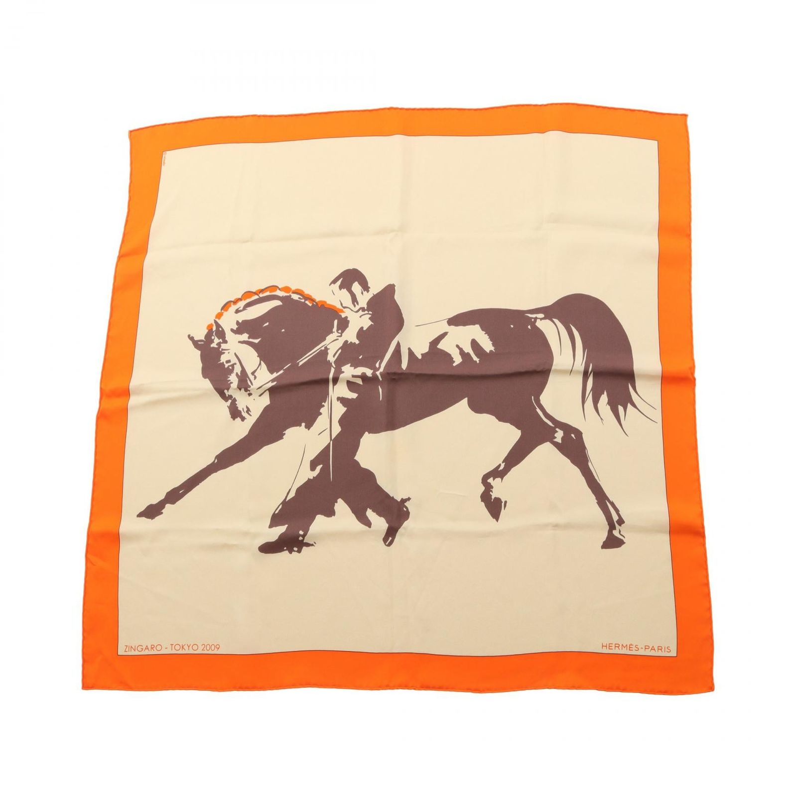 HERMES エルメス カレ70 ZINGARO TOKYO2009 スカーフ エルメス HERMES スカーフ カレ70 ZINGARO TOKYO2009 シルク カレ70