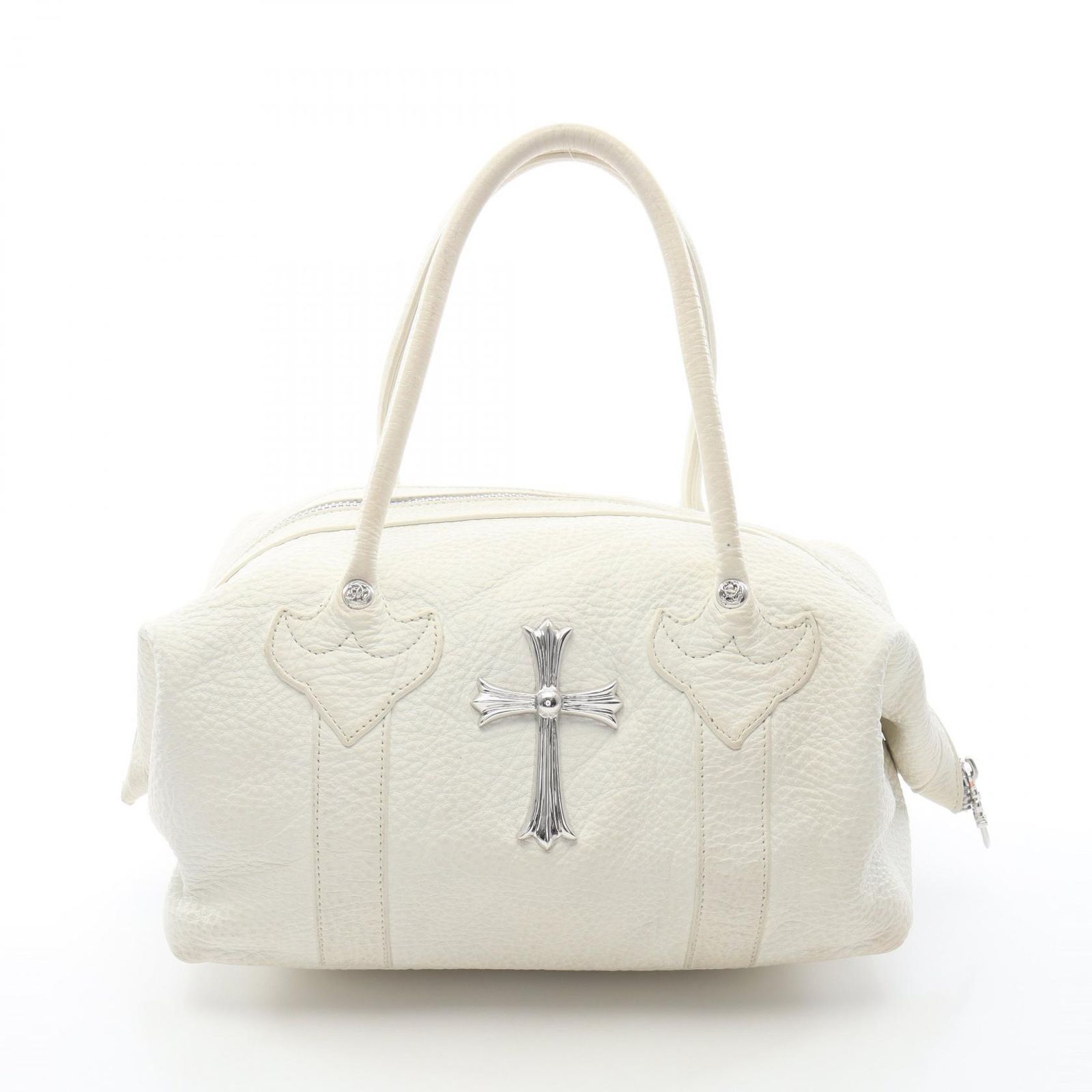 クロムハーツ CHROME HEARTS ハンドバッグ モニカ ラージクロス レザー シルバー925 ハンドバッグ モニカ ラージクロス メンズ Used B 504,320円