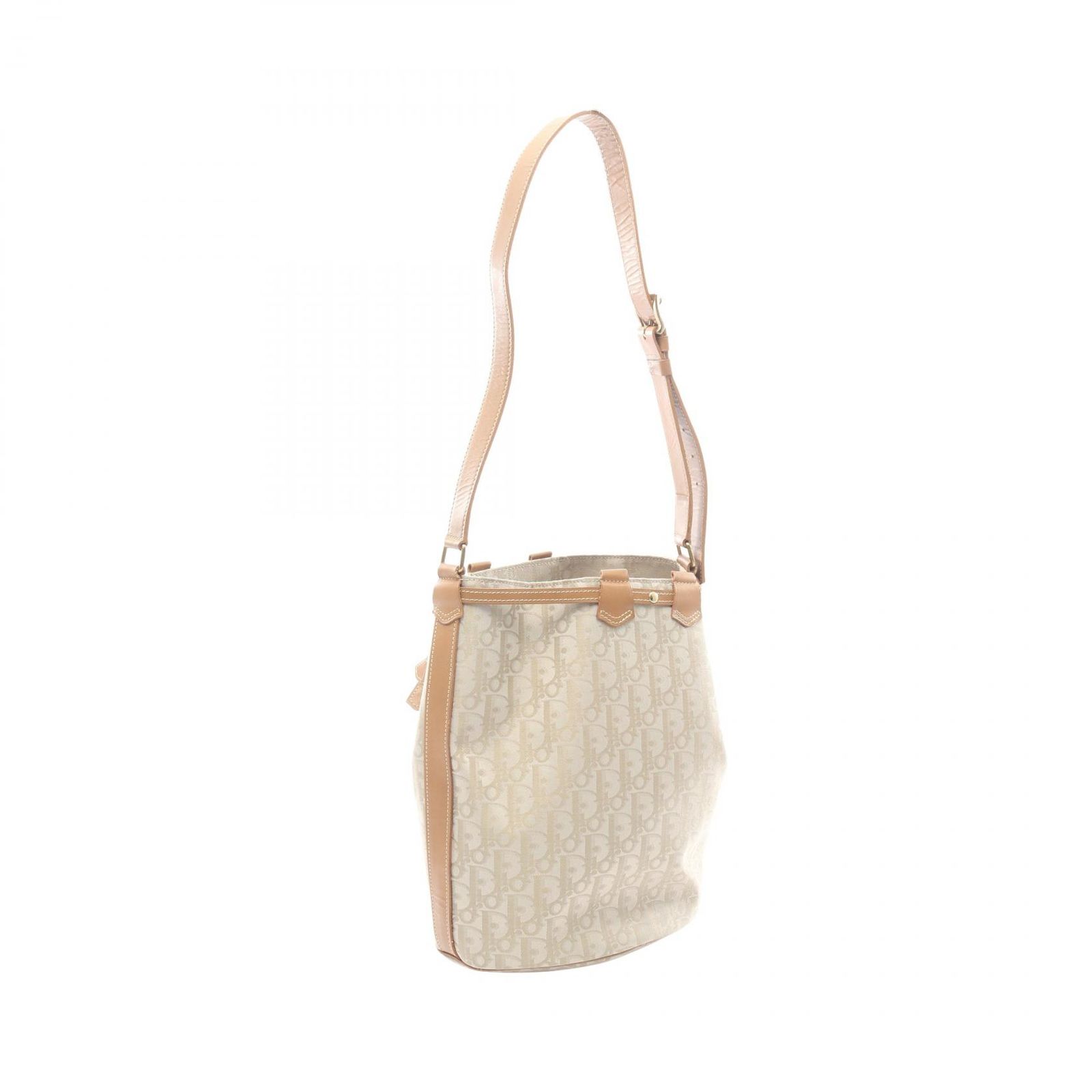 Christian Dior ショルダーバッグ　トロッター　オブリーク　ベージュ クリスチャンディオール Christian Dior ショルダーバッグ トロッター