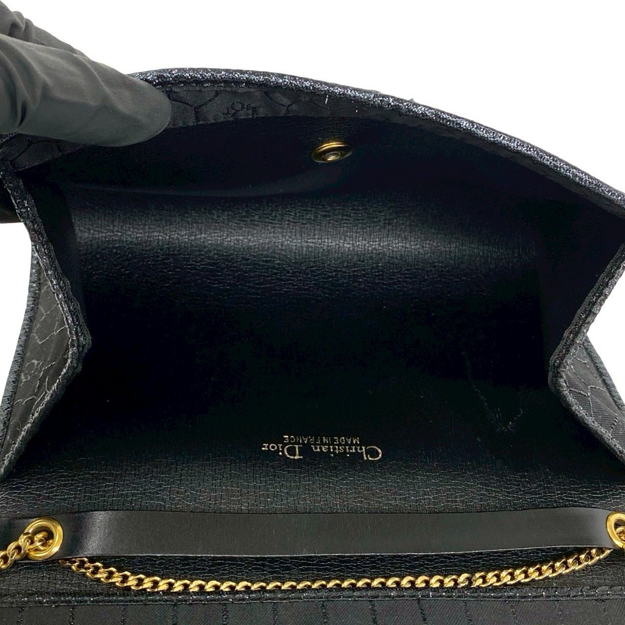 Christian Dior ヴィンデージ ハニカム柄 ボストンバッグ ブラウン