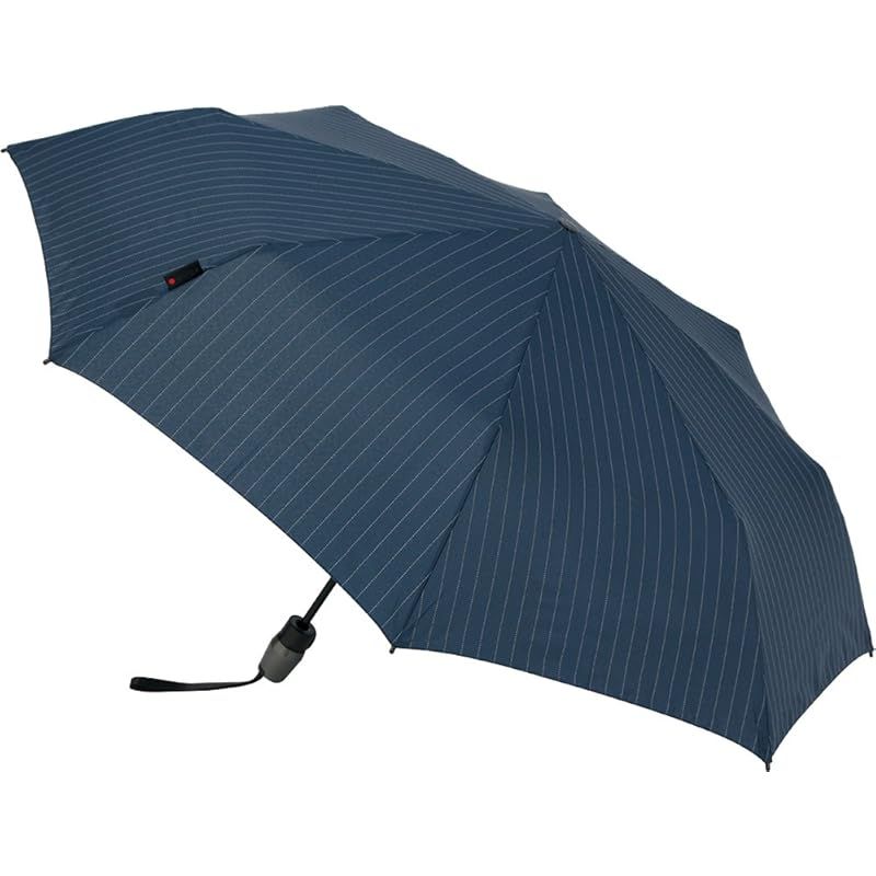 【新品】 クニルプス(Knirps) 折りたたみ傘 自動開閉 【正規輸入品】 ワンタッチ メンズ 頑丈ブランド T.220 PinstripeNavy KNT220-4200 9,350円