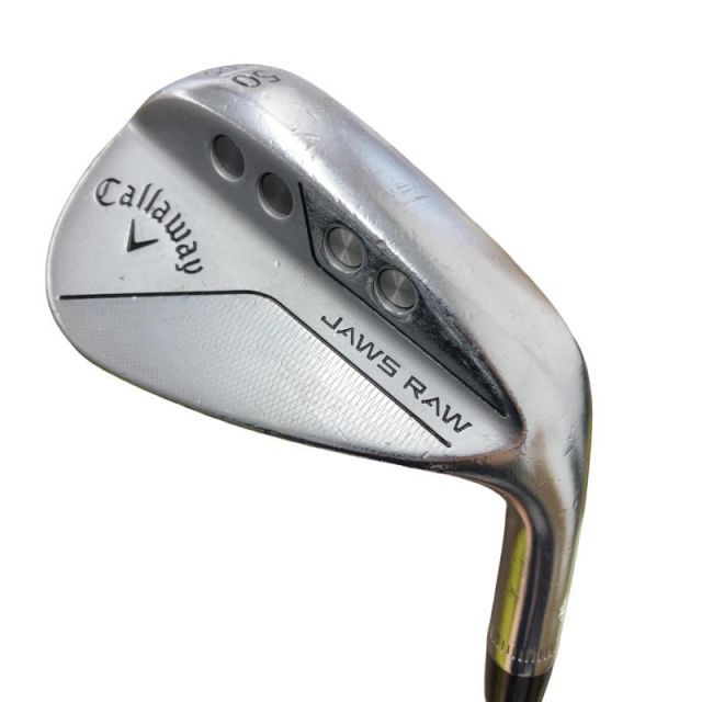 【中古】 キャロウェイ JAWS RAW クロムメッキ 50°/10°S ウェッジ WG Dynamic Gold (フレックスS) メンズ 男性用 右利き 右用 Cランク ゴルフクラブ
