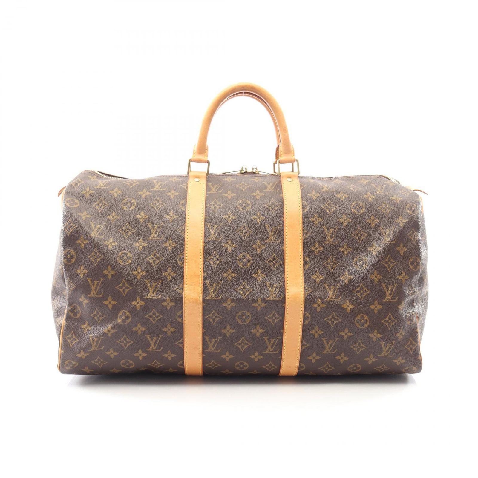 ルイ・ヴィトン LOUIS VUITTON ボストンバッグ キーポル50 M41426 PVCコーティングキャンバス レザー キーポル50 ユニセックス Used B