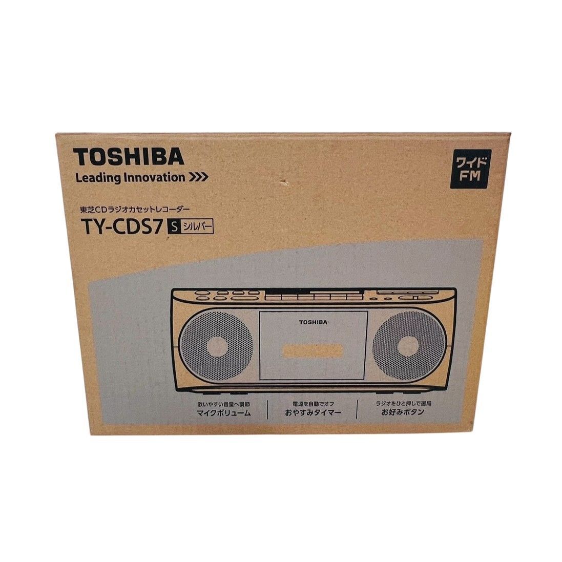 東芝 ラジカセ TY-CDS7(S) [シルバー] - メルカリ