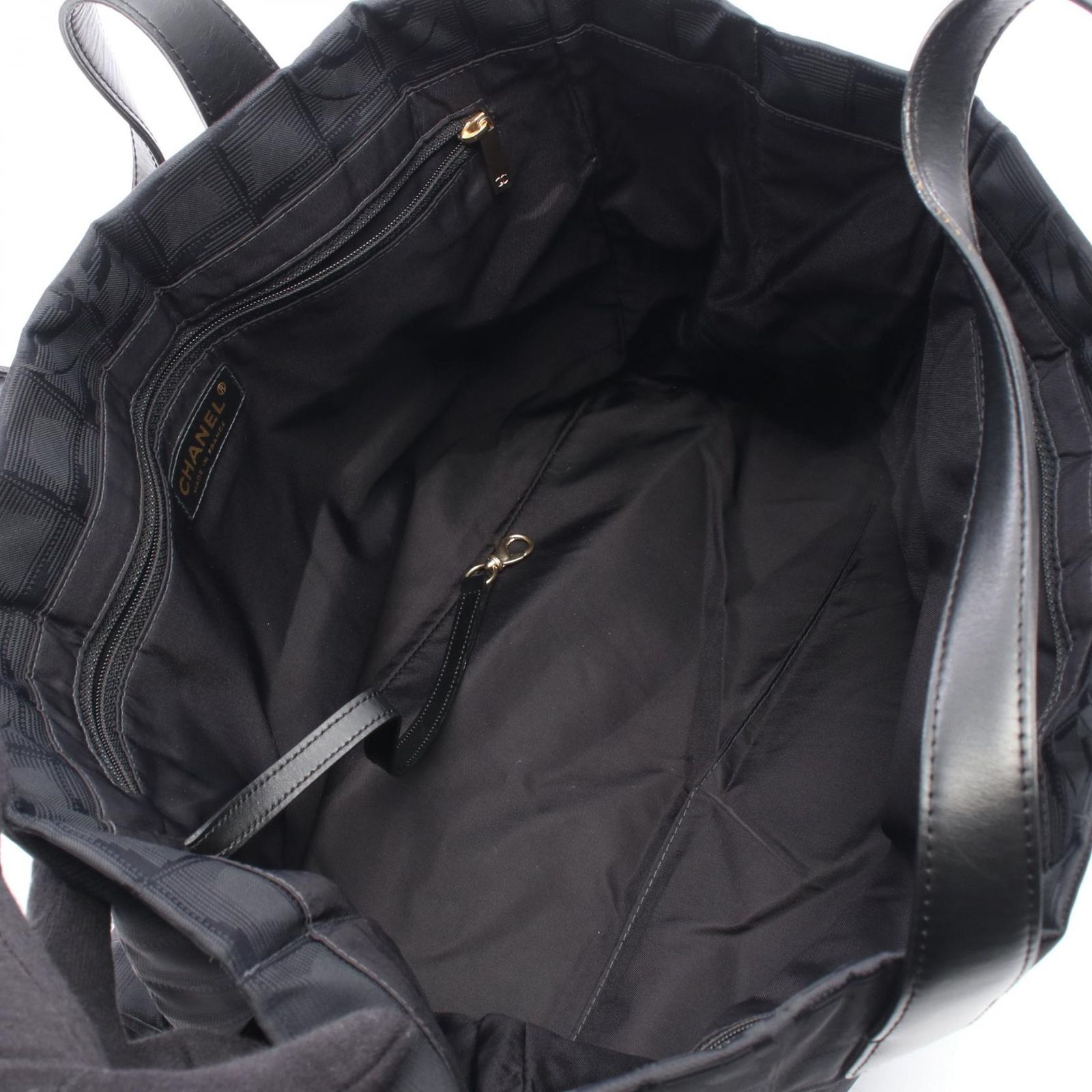 シャネル CHANEL トートバッグ ニュートラベルラインMM A15991 ブラック レザー ニュートラベルライントートMM レディース Used B