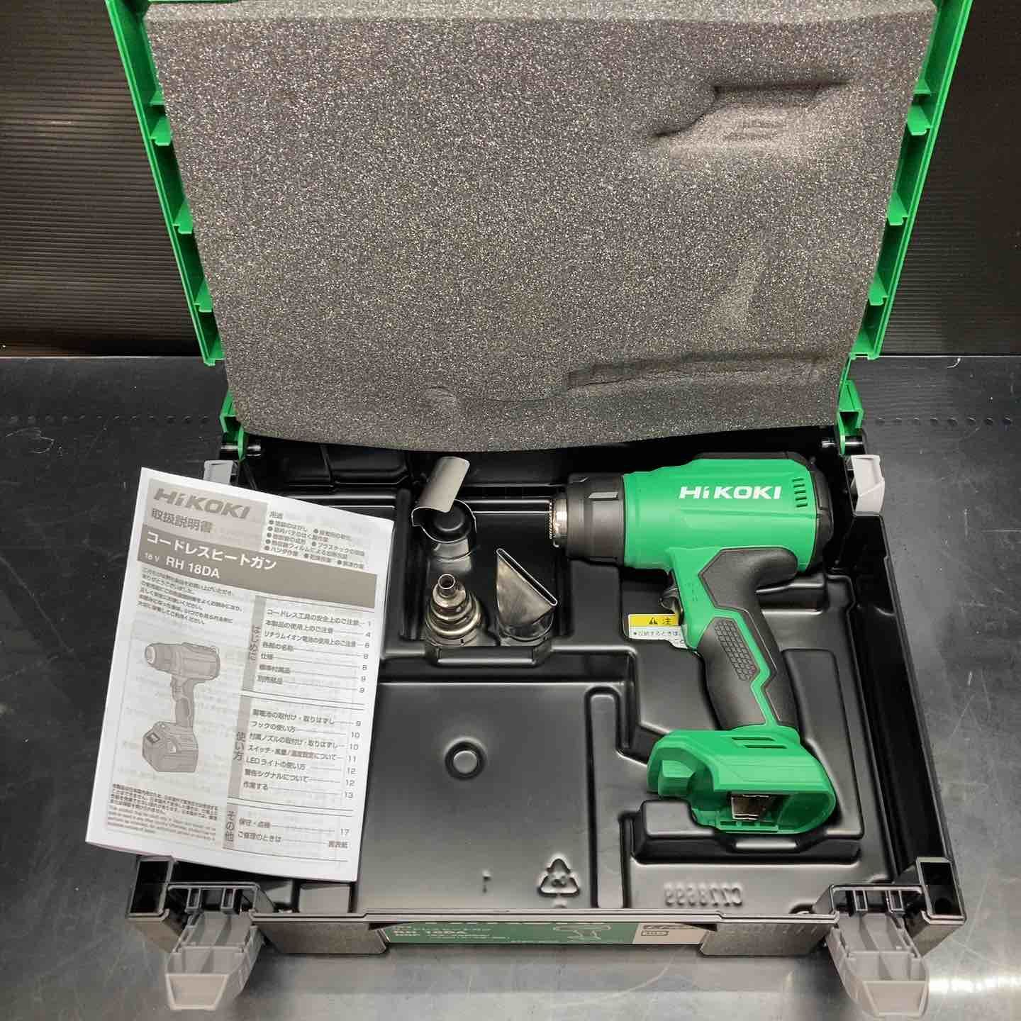 ハイコーキ(HIKOKI ※旧:日立工機) コードレスヒートガン RH18DA(NNP)【川越店】