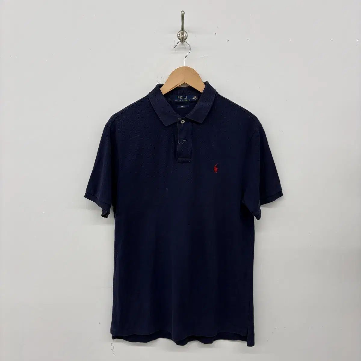 ポロラルフローレン ネイビー 半袖 ポロTシャツ メンズL