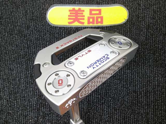 中古 パター タイトリスト STUDIO STYLE 2026 FASTBACK2 トリコカラーカスタム/オリジナルスチール[35]//3.5[9724]■松山店