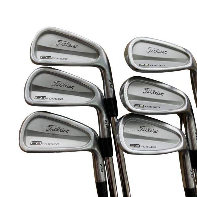 【中古】 タイトリスト Titleist CB 712 6S アイアンセット IR Dynamic Gold (フレックスS) メンズ 男性用 右利き 右用 Cランク ゴルフクラブ