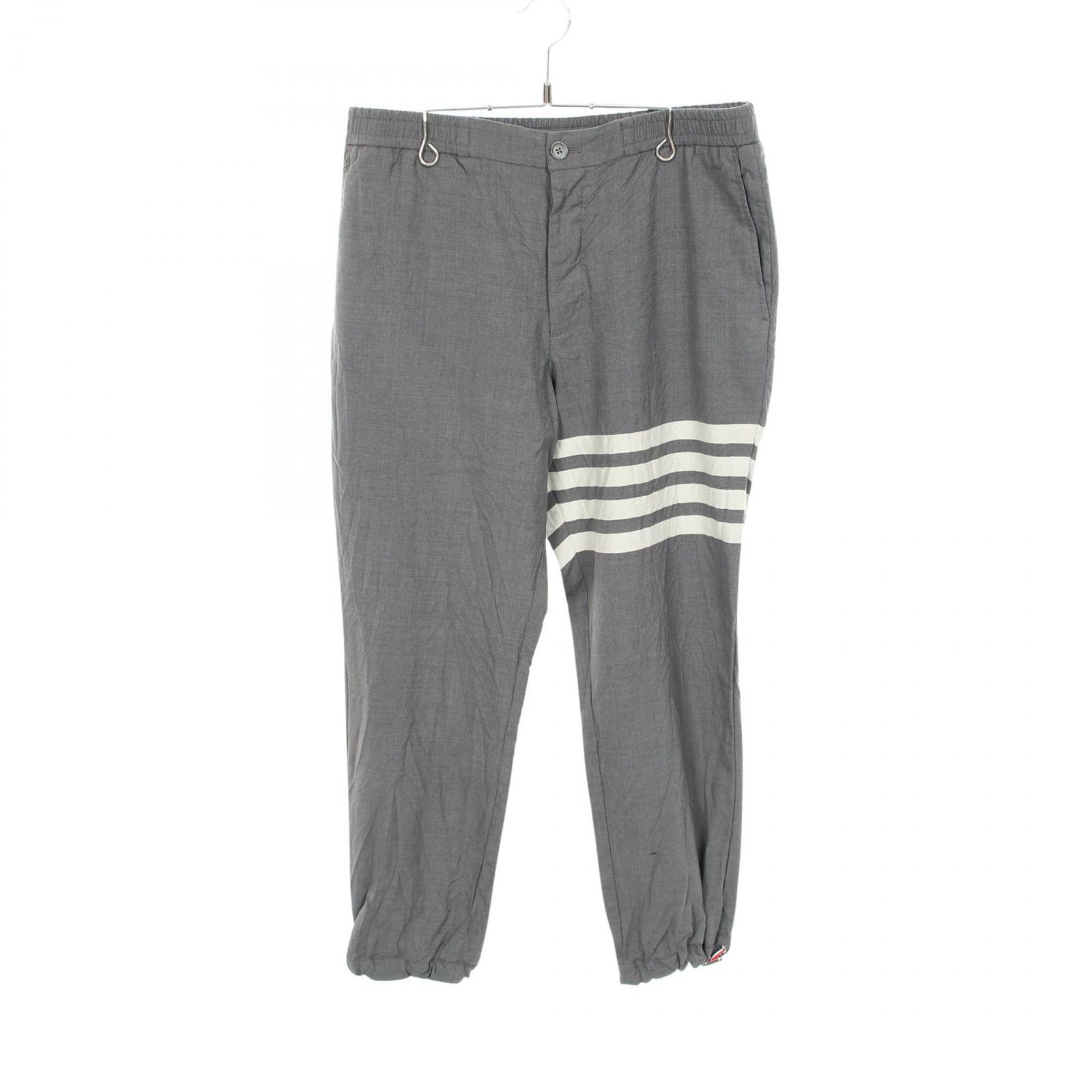トムブラウン THOM BROWNE パンツ 4BAR ウール パンツ メンズ Used A