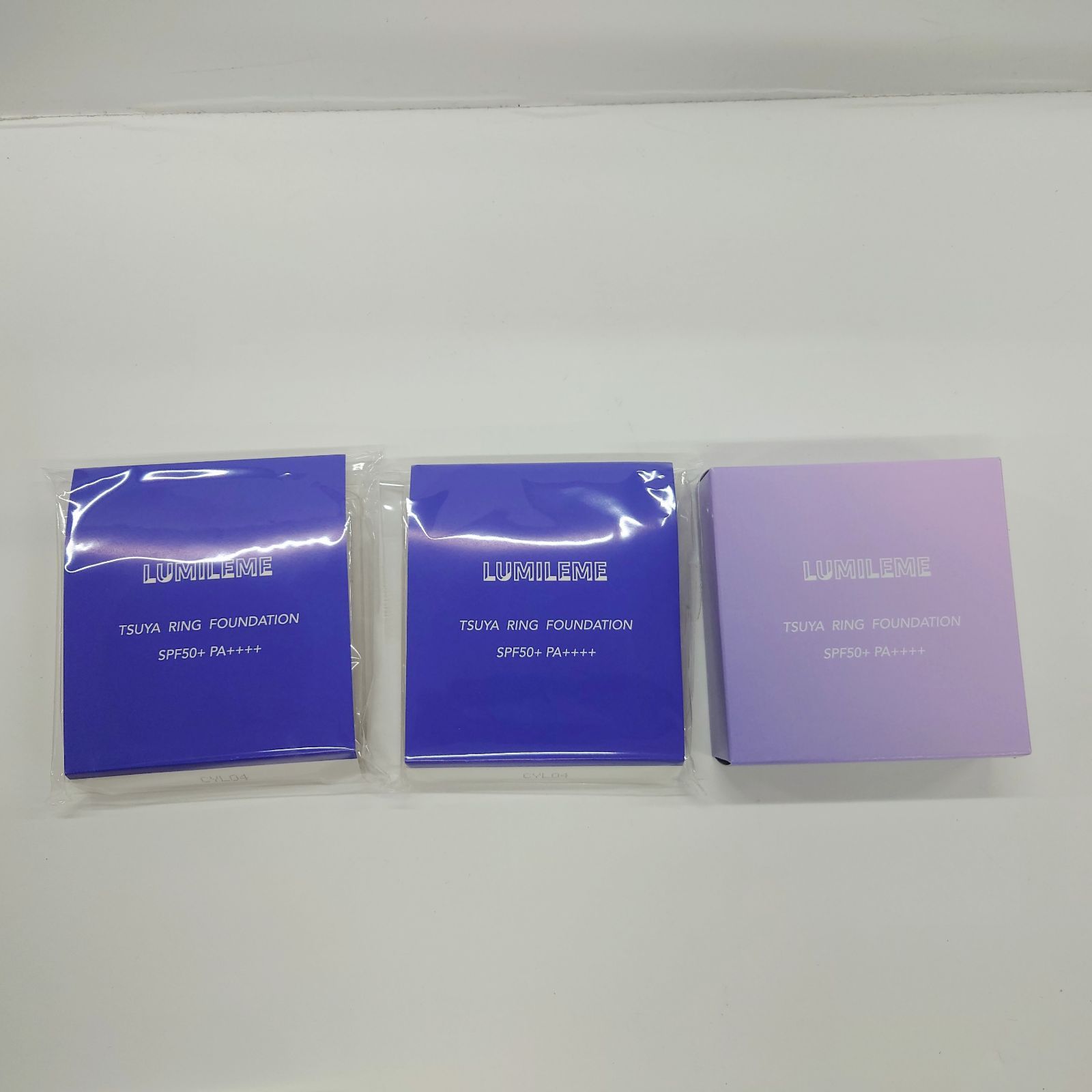 F3217 LUMILEME ルミリーム ツヤリングファンデーション 8g・ツヤリングファンデーション リフィル 8g ×2 計3点セット