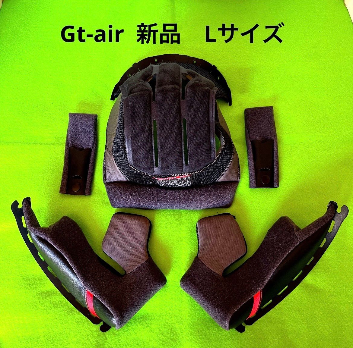 shoei gt-air対応 Lサイズ 新品 内装 パットセット チークパット