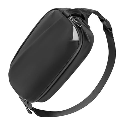 Inateck Sling Bag X-Pro、拡張可能な多機能ショルダー&クロスボディバッグ(16個の収納ポケット付き、RFIDブロックポケット搭載)、旅行・通勤・スポーツ・レジャーに最適t