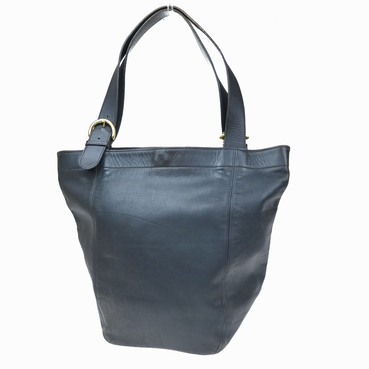 COACH コーチ トートバッグ ショルダーバッグ ネイビー レザー 07BS433