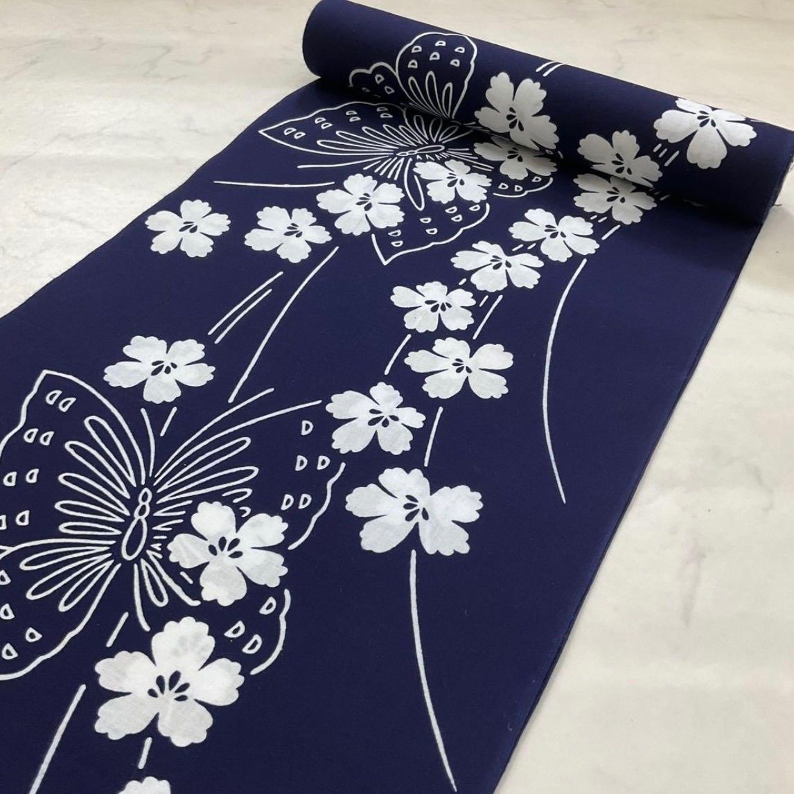 kimono+one◆kimonoarisa◆未使用同然◆夏物夏着物◆浴衣◆木綿◆反物◆着尺◆着物帯小紋普段着訪問着附下留袖色無地名古屋帯袋帯洒落袋帯半幅帯
