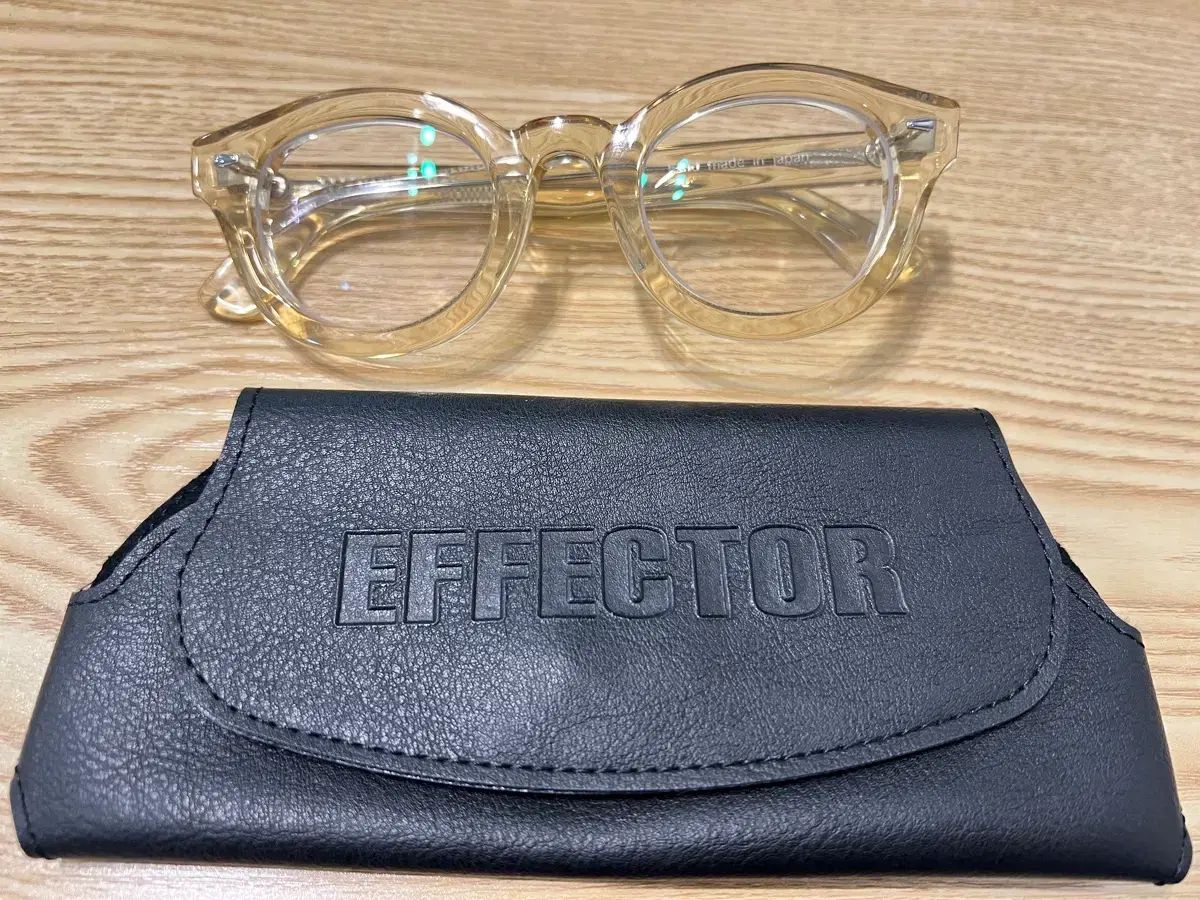 エフェクター ハーモニスト イエロー クリア ki メガネ 出品