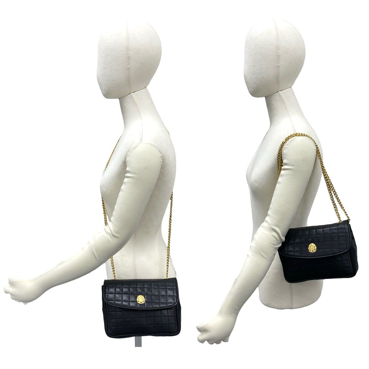 極 美品 袋付き CELINE セリーヌ ヴィンテージ トリオンフ ロゴ 金具 