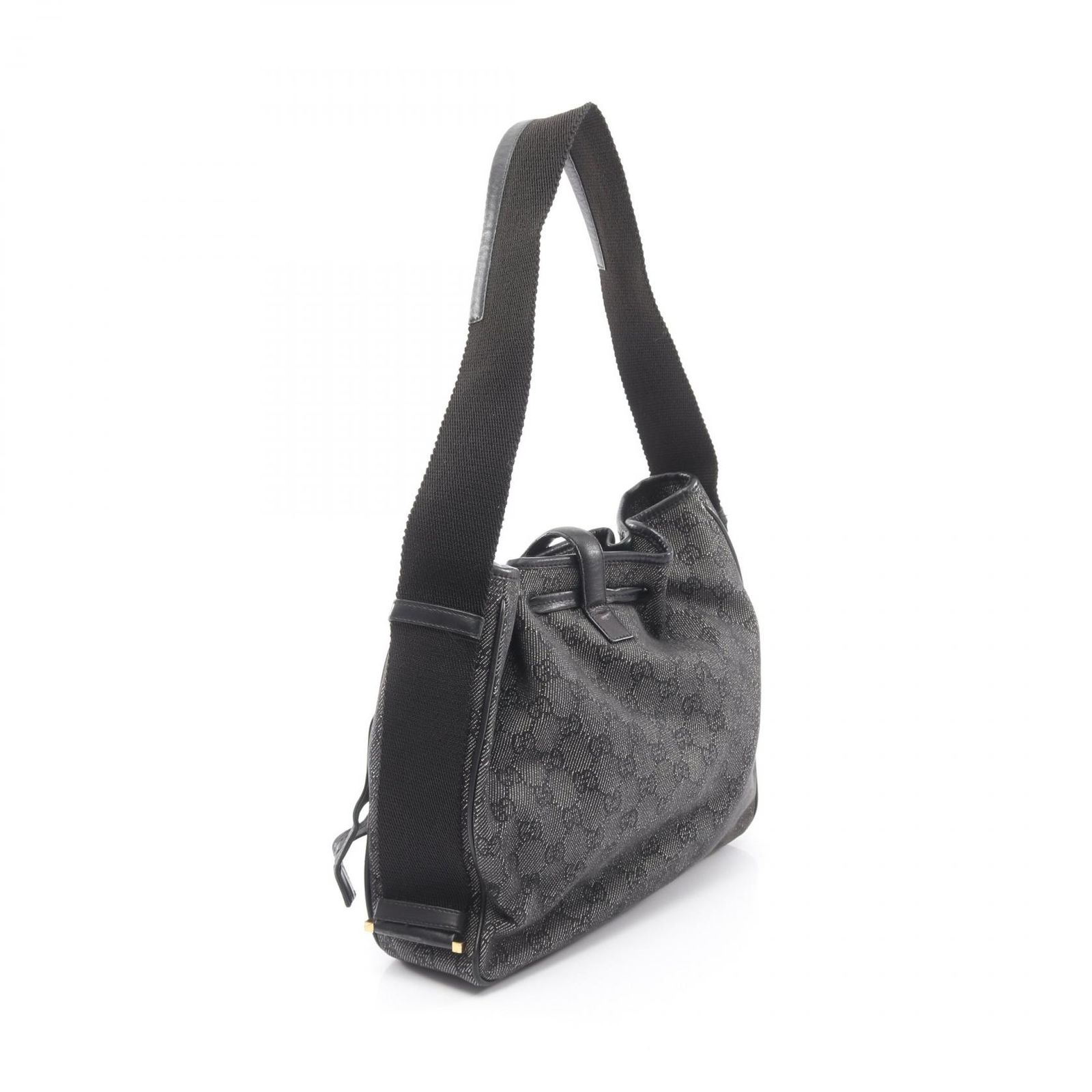グッチ GUCCI ショルダーバッグ GG柄 92732 ブラック キャンバス