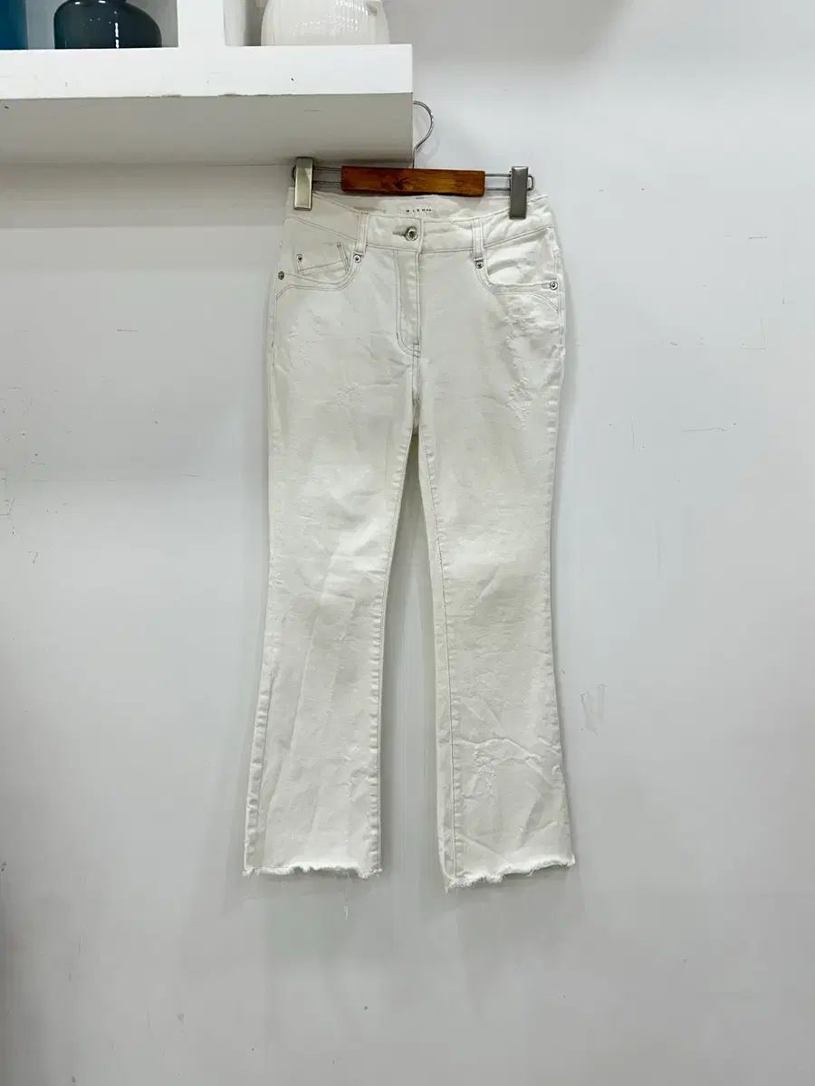 ミシャ 白 コットン パンツ