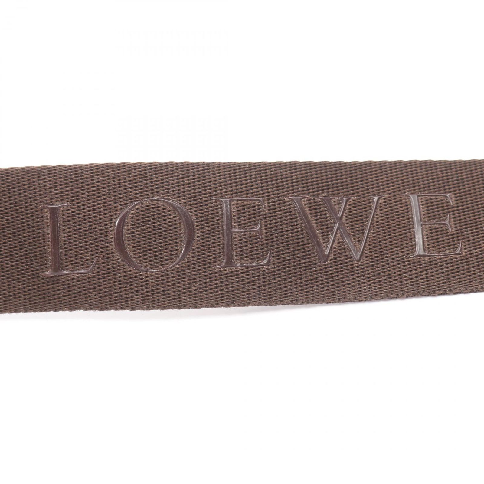 ロエベ LOEWE ショルダーバッグ リピートアナグラム ダークブラウン 