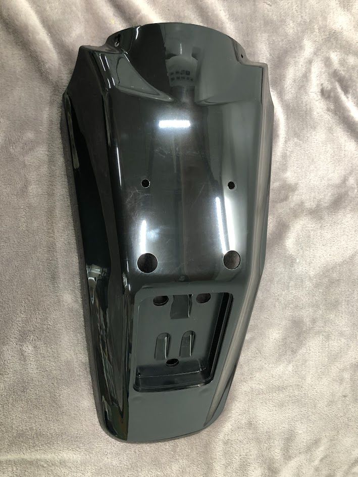 KLX250 リアフェンダー 黒 カワサキ 純正 バイク 部品 LX250E 250SB Dトラッカー共通